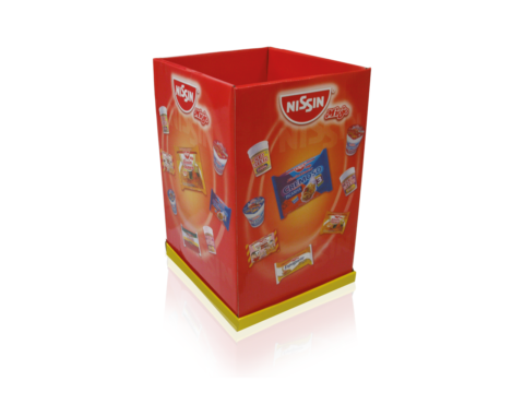 Display-de-papelão-Expositor-nissin