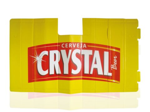 Display-de-papelão-Tapa-Sol Cerveja Crystal